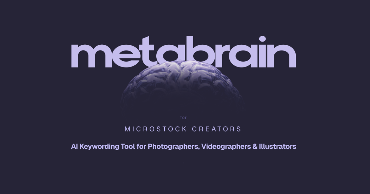Metabrain MetaBrain — AI Keywording Tool for Photographers, Videographers ...